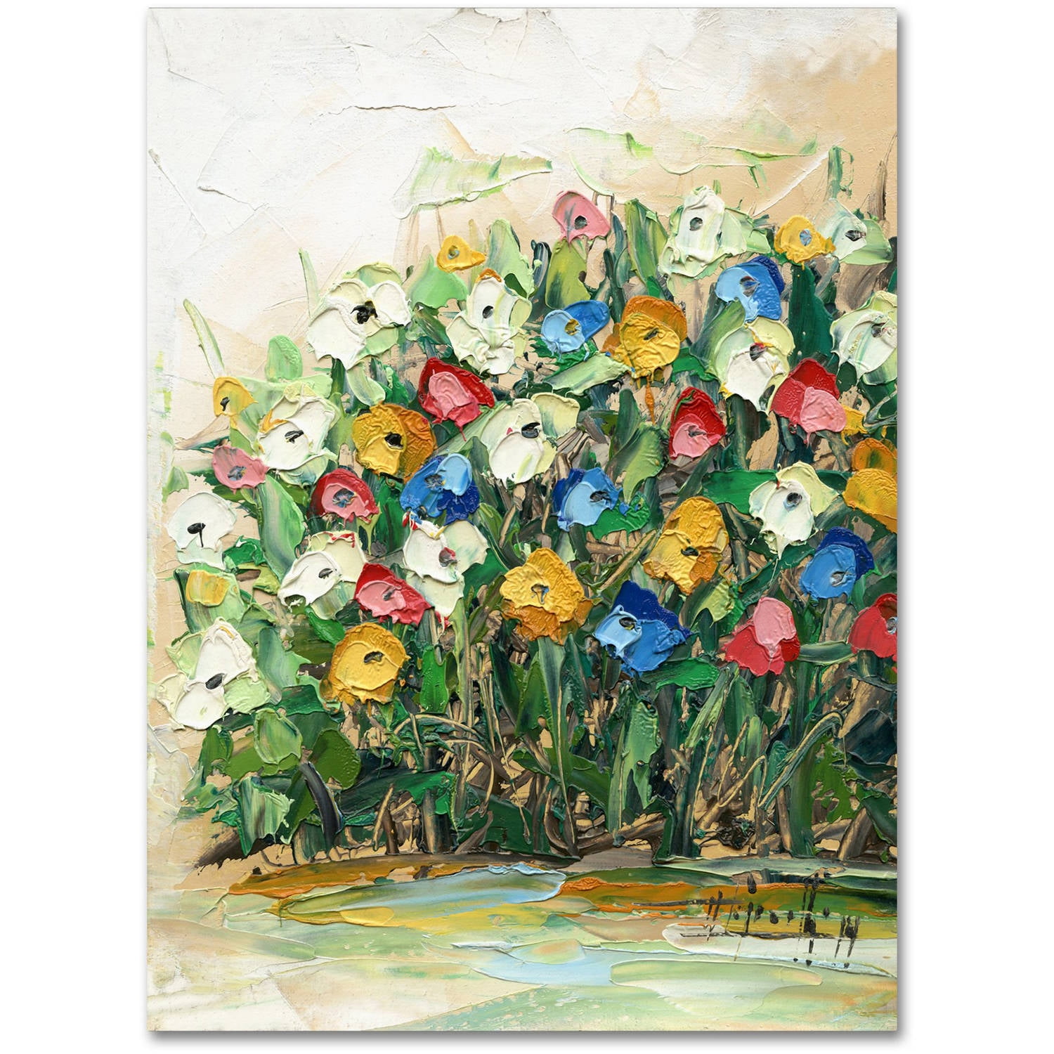 "Spring Flowers in a Vase 10" Canvas Art by Hai Odelia