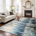 thumbnail image 1 of Spring Forest Area Rug 5x8 FT, Non Slip Bedroom Throw Carpet, Grey Tree Branch Impressionist Style Washable Soft Floor Carpet Non-Shedding Rug for Living Room Nursery Dorm Office, 1 of 9