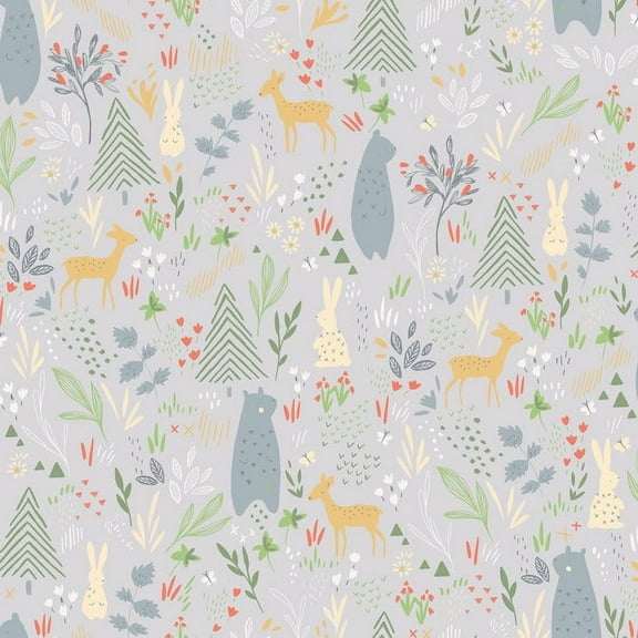 Spring Forest Pals Peel & Stick Wallpaper