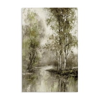 Stupell Industries Spring Forest River Canvas Wall Art, design by T.C. Chiu, 45 x 30