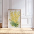 thumbnail image 1 of Spring Forsythia Wall Art , Yellow Floral Wall Art, Pastel Spring Decor, Forsythia Botanical Wall Art Poster,, Unframed Poster Size 8x12, 1 of 4