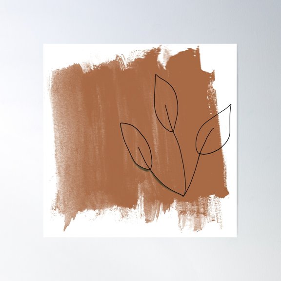 Spring Forward V Poster Wall Art, Modern Wall Decor For Living Room Bedroom, 24x24 UNFRAMED