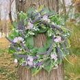 thumbnail image 1 of Spring Front Door Decor Artificial Wreaths, Wall Decor Hanging Decorative Garland, Easter Wreath for Windows Bedroom Window Decor, 1 of 6