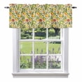 thumbnail image 1 of Spring Fruits Valance Curtain for Windows Vintage Lemons Oranges Green Leaves Botanical Rod Pocket Curtain Valances Short Window Treatments Panels for Kitchen Bathroom Laundry Basement 42 x 18 Inch, 1 of 9