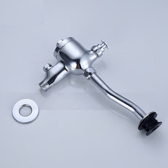 Spring G1/2 Copper Time Delay Push Button Urinal Button Flush Valve Automatic Shut Off