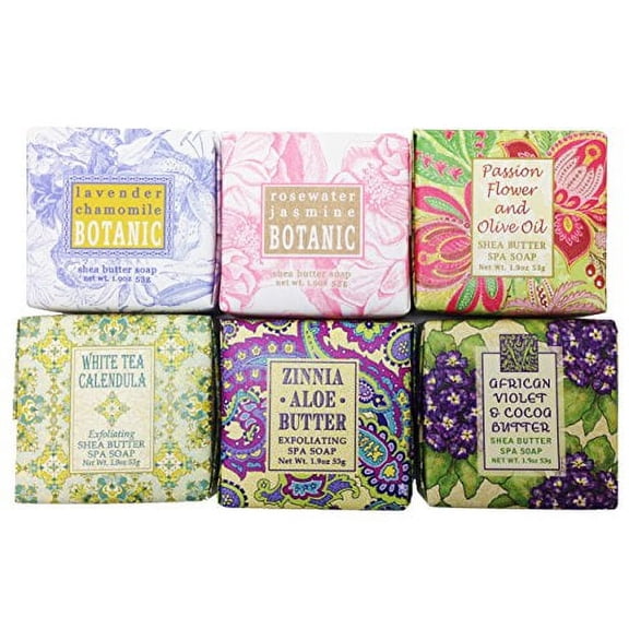 Spring Garden Bloom Flower Shea Butter Soap Gift Set