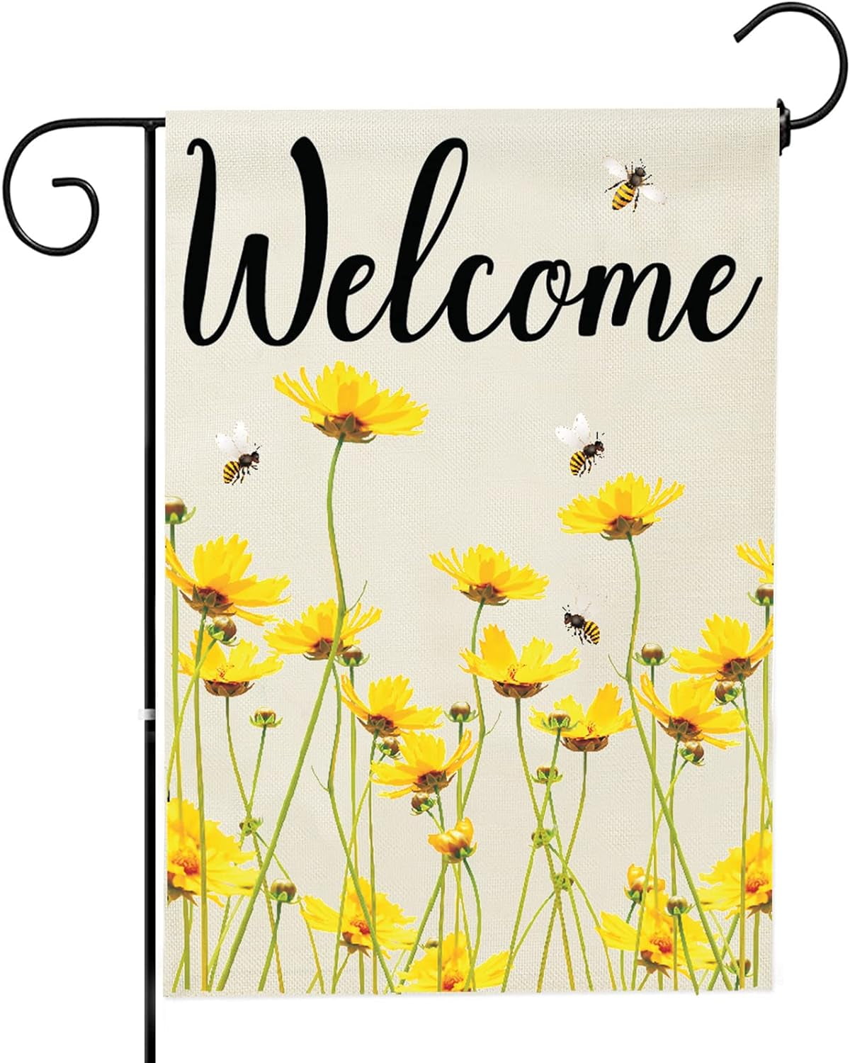 Spring Garden Flags, Floral Garden Flag, Easter Garden Flag