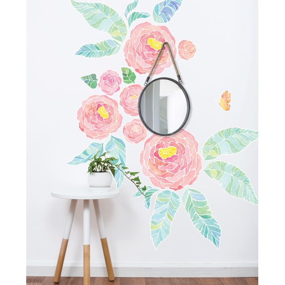 Spring Garden Flowers Vinyl Wall Sticker
