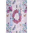 thumbnail image 1 of Spring Garden Gnome Kitchen Tea Towels Set of 4 Absorbent Hand Dish Towels, Flowers Rabbits Butterfly Dishcloths Lint-Free 18x28 Inch Fast Drying for Cooking Baking Home Clean, 1 of 7
