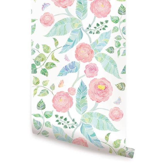 Spring Garden Peel and Stick Wallpaper