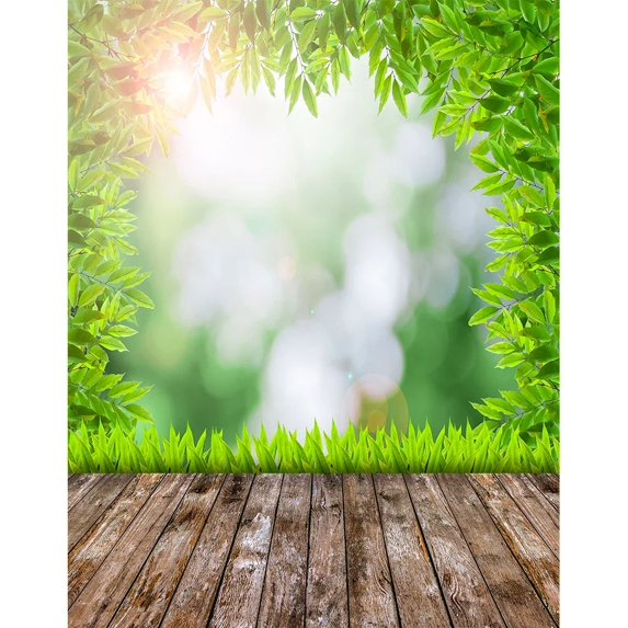 Spring Garden Photography Background Village Vine Grassland Trees Newborn Baby Portrait Backdrop Photocall for Photo Studio