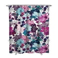 thumbnail image 1 of Spring Garden Shower Curtain - Fresh Seasonal Flowers and Butterflies, 72x84 Inches, 1 of 5