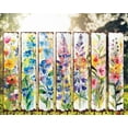 thumbnail image 1 of Spring Watercolor Floral Garden Stake | Vibrant Outdoor Yard Art Decor, 1 of 8