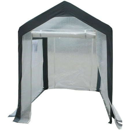 Spring Gardener Gable Enclosed UV Resistant Walk In Garden Greenhouse