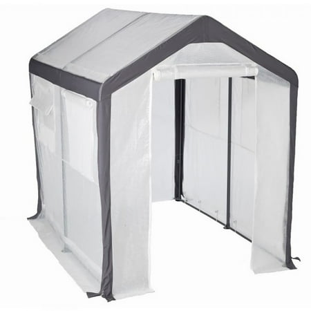Spring Gardener Gable Enclosed UV Resistant Walk In Garden Greenhouse