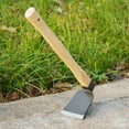 thumbnail image 1 of Spring Gardening Essential - Wide Head Weeding Hoe with Wood Handle, 2-in-1 Design for Efficient Digging, Planting & Soil Preparation, Durable Agricultural Tool for Home Vegetable Gardens, 1 of 5