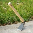 thumbnail image 1 of Spring Gardening Essential - Wide Head Weeding Hoe with Wood Handle, 2-in-1 Design for Efficient Digging, Planting & Soil Preparation, Durable Agricultural Tool for Home Vegetable Gardens, 1 of 5