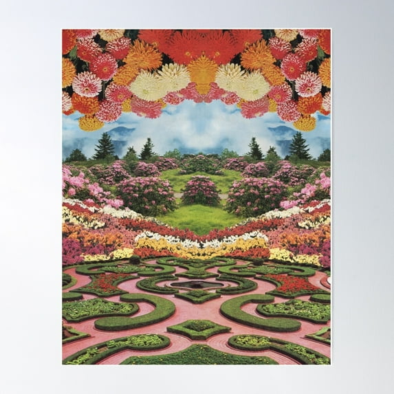 Spring Gardens Poster Wall Art, Modern Wall Decor For Living Room Bedroom, 16x24 UNFRAMED