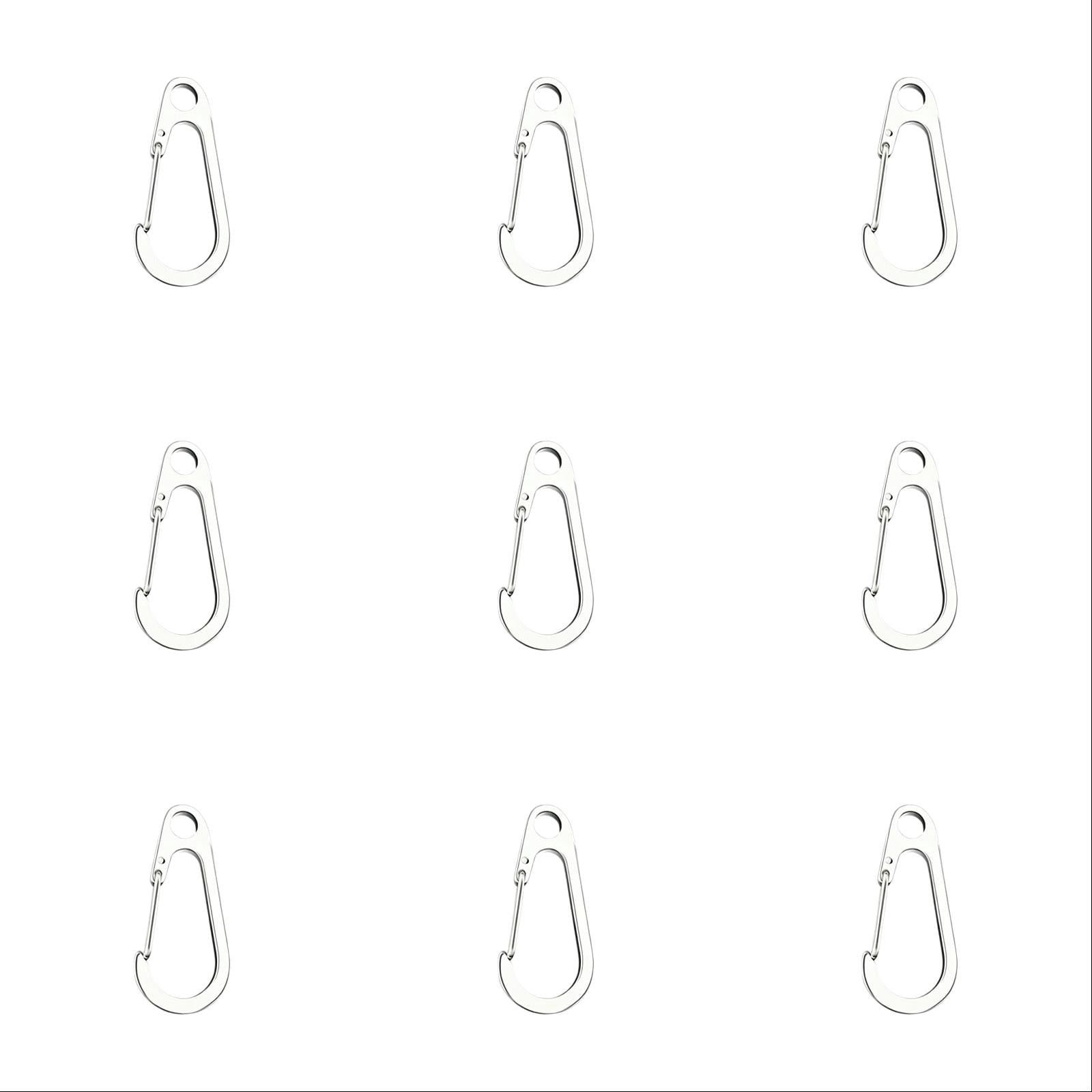 Spring Gate Snap Hook, Stainless Steel Clip for DIY Crafts Keychains ...