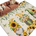 thumbnail image 1 of Spring Gnomes Area Rugs Collection 5'x7', Retro Botanical Flowers Leaves Butterfly Non Slip Indoor Rectangle Throw Runner Rug Floor Mat Carpet for Living Room Dining Table Bedroom Nursery, 1 of 9
