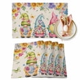 thumbnail image 1 of Spring Gnomes Easter Placemats Set of 12, Flowers Butterflies Table Mats Washable Heat-Insulation Non-Slip Place Mats for Kitchen Dinner Table Indoor Outdoor Decor,13x19 Inch Linen, 1 of 9