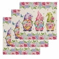 thumbnail image 1 of Spring Gnomes Kitchen Dish Towels for Drying Dishes Set of 3, Vintage Botanical Blossom Rose Leaves Waffle Weave Microfiber Hand Tea Bathroom Towels Quick Dry & Absorbent Towel 12x12, 1 of 7