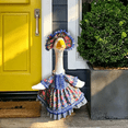 thumbnail image 1 of Spring Goose Outfit Lawn Porch Goose Clothes with Hat,Porch Goose Outfits Yard Goose Outfits,Plastic Goose Costume for 23" Cement Goose Easter Party Outdoor Patio Yard Lawn Art Decoration, 1 of 9