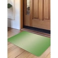 thumbnail image 1 of Spring Green Ombre Door Mat&nbsp;Indoor Outdoor Entrance, Non Slip Small Rug for Kitchen Bathroom Entryway Rug, Modern Gradient Abstract Art Washable Doormat Floor Mat for Office 16x24 Inch, 1 of 8