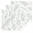 thumbnail image 1 of Spring Green Tree Branches Kitchen Dish Towels for Drying Dishes Set of 3, Farmhouse Nature Botanical Waffle Weave Microfiber Hand Tea Bathroom Towels Quick Dry & Absorbent Towel 12x12, 1 of 7