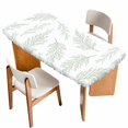 thumbnail image 1 of Spring Green Tree Branches Table Cloths for 4 Foot Rectangle Tables, Farmhouse Nature Botanical Patio Waterproof Elastic Fitted Tablecloths, Washable Rectangular Table Cover for Camping, 1 of 8