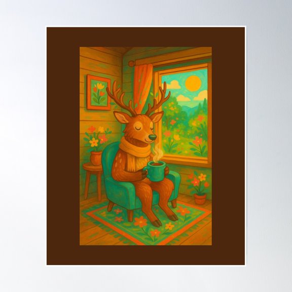 Spring Guardian – The Dreamy Dee Poster Wall Art, Modern Wall Decor, 8x12 UNFRAMED