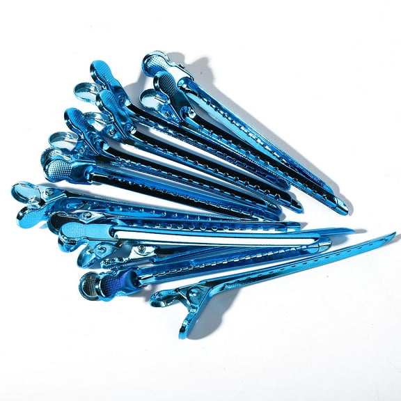Spring Hairstyle Pin, Quality Stainless Steel Hairstyle Clamps, For Hair Salon Shop Dress Up Blue