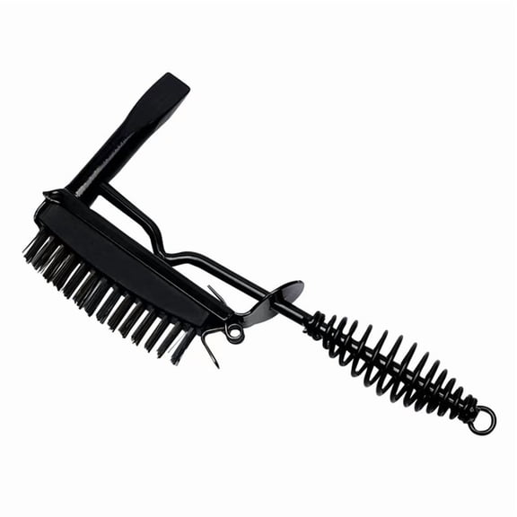 Spring Handle Brush Welding Hammer for Household Use, Knocking Slag, Welding Slag, Rust Removal Hammer,1 * Welding Slag Hammer,Black