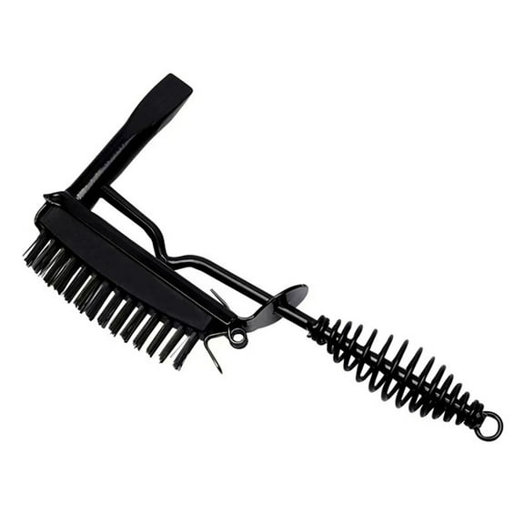 Spring Handle Brush Welding Hammer for Household Use, Knocking Slag, Welding Slag, Rust Removal Hammer,1 * Welding Slag Hammer,Black