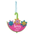 thumbnail image 1 of Spring Hanging Umbrella Sign 12 - Craft Kits - 12 Pieces, 1 of 1