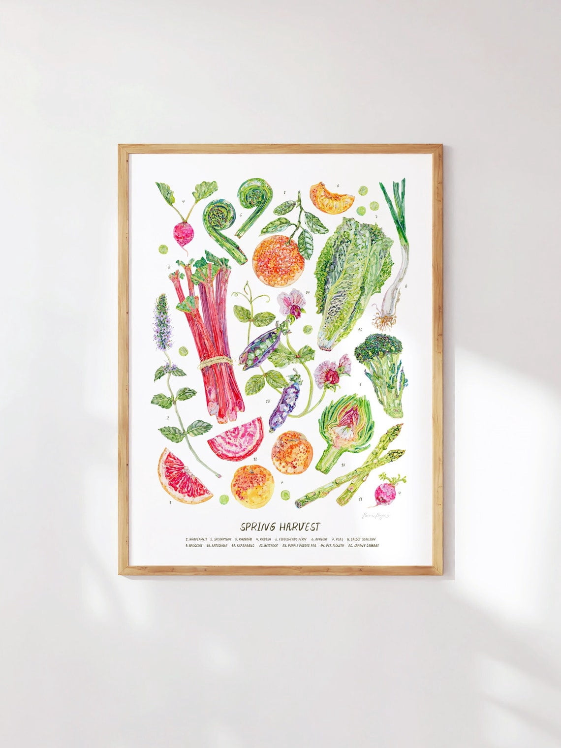 Spring Harvest Art Print - Walmart.com