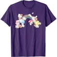 thumbnail image 1 of Spring Hello Kitty Little Twin Stars My Melody Purin DTG Print Unisex T-Shirt,Purple Color,Size YS, 1 of 5