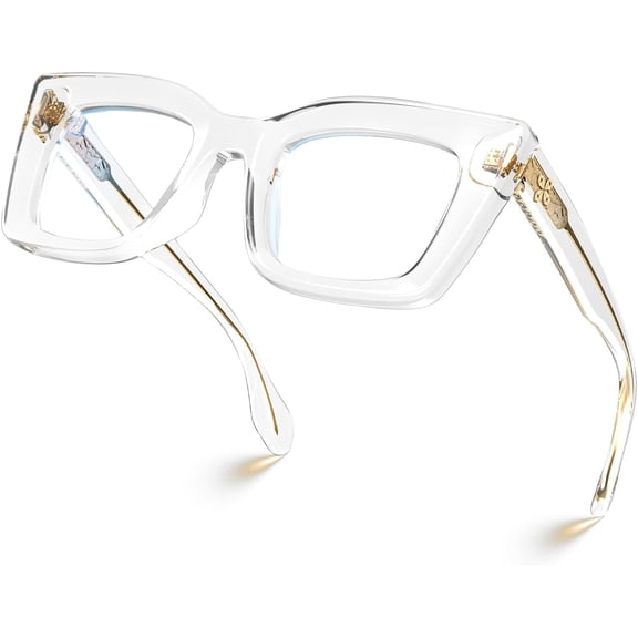 Spring Hinge Cat Eye TR90 Blue Light Blocking Glasses with Anti Computer Glare for Women CALIDA