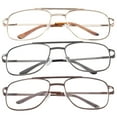 thumbnail image 1 of Spring Hinge Pilot Reading Glasses - 3 Pack Magnification 5.50X, 1 of 7