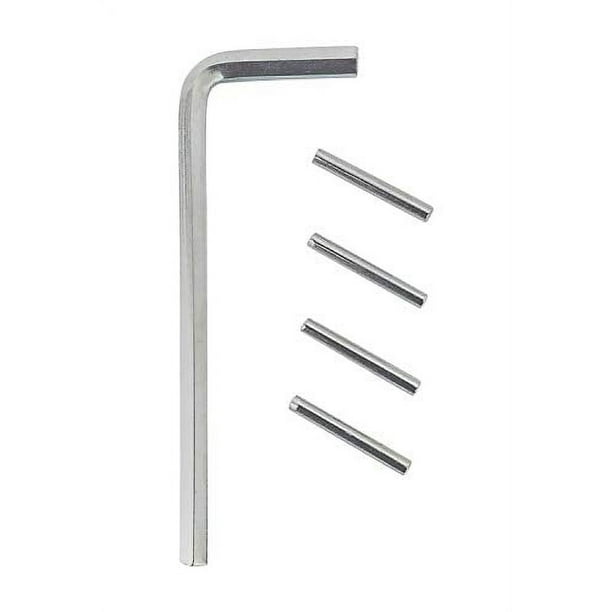 Spring Hinge Tension Pin Replacement Kit with Hex Wrench 4 Pack