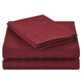thumbnail image 1 of Spring Home 1200 Thread Count 100% Egyptian Cotton Deep Pocket Dobby Striped Sheet Set, 1 of 3