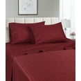 thumbnail image 1 of Spring Home 1200 Thread Count 100% Egyptian Cotton Deep Pocket Dobby Striped Sheet Set, 1 of 1