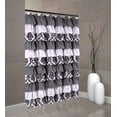 thumbnail image 1 of Spring Home Waterfall Ruffled Fabric Polyester Shower Curtain, 72” x 72”, 1 of 1