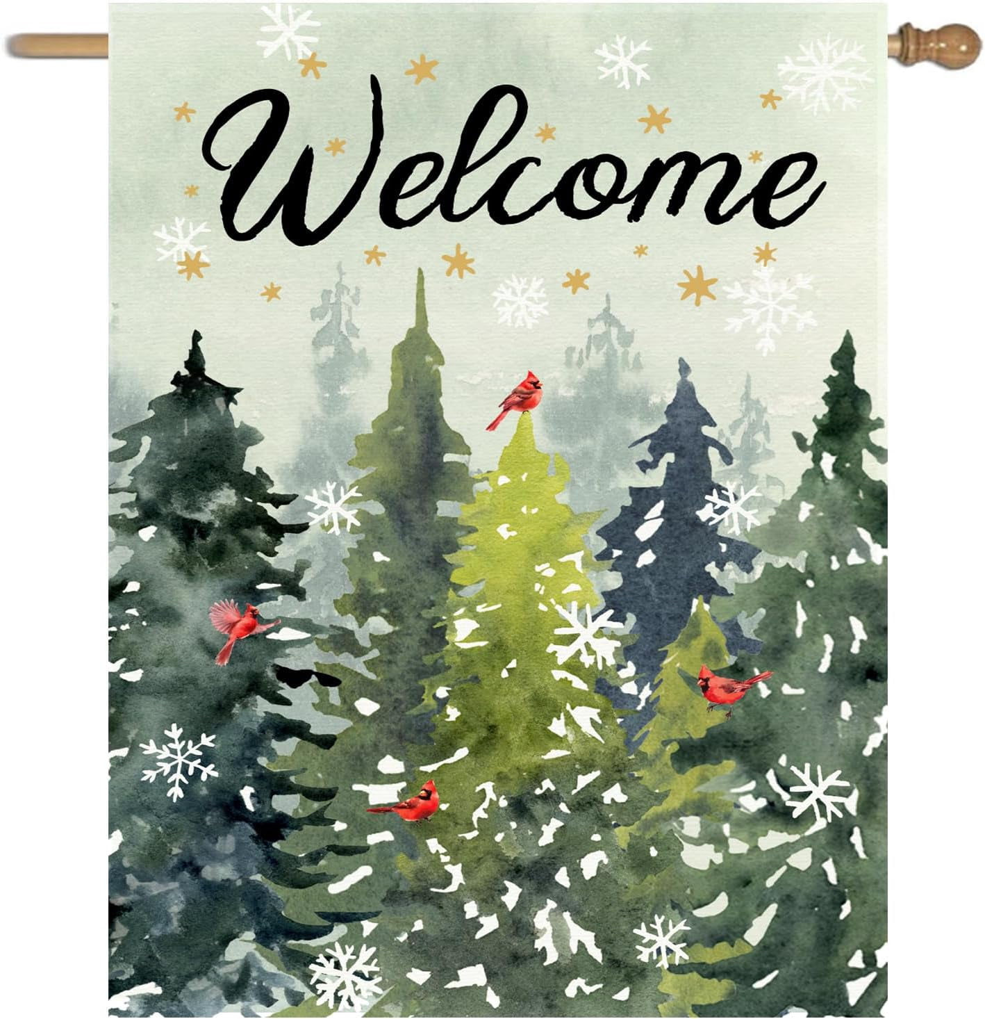 Spring Hummingbird House Flags Floral Summer Garden Flag for Outside ...