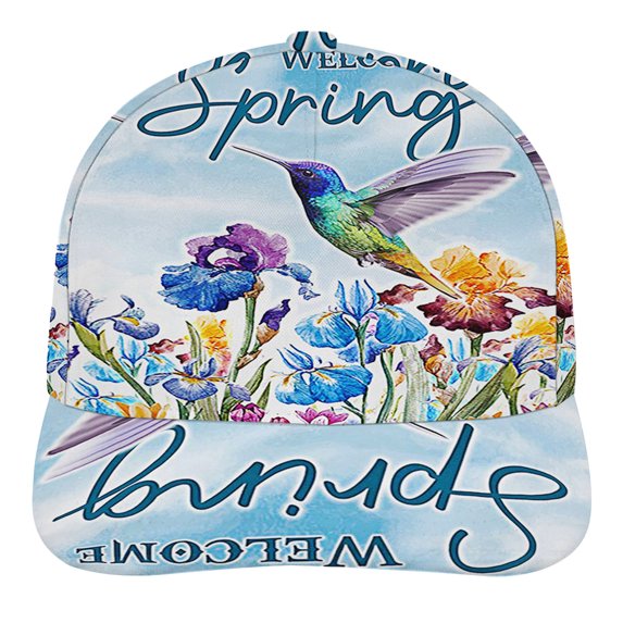 Spring Hummingbird baseball cap hat