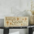 thumbnail image 1 of Spring In Bloom Love Grows Here w/ Daisies MDF Wall Sign 5x15x1, 1 of 4
