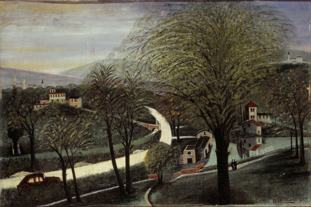 Spring In Terni Canvas Art - (36 x 24)