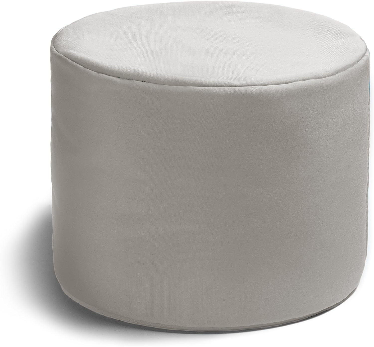 Spring Indoor/Outdoor Bean Bag Ottoman, Pearl