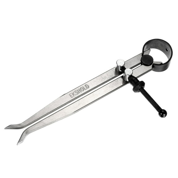 Spring Inside Caliper 7 Inch Stainless Steel Adjustable Spring Caliper Straight-Leg for Wood Turning Lathe Use