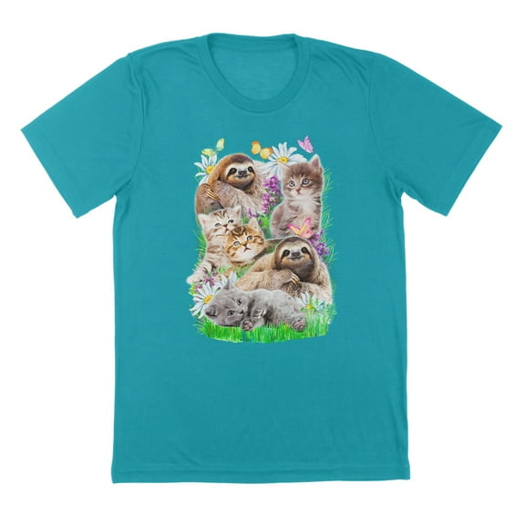 Spring Is Here Humor Graphic Tropical Blue Mens T-Shirt